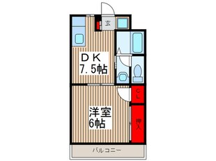 サンハイムエムの物件間取画像